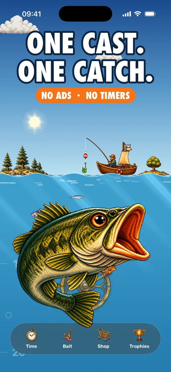 A big fish leaping out of the water on the hook